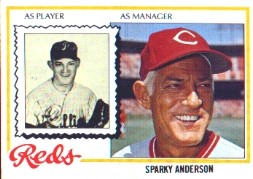 1978 Topps Baseball Cards      401     Sparky Anderson MG